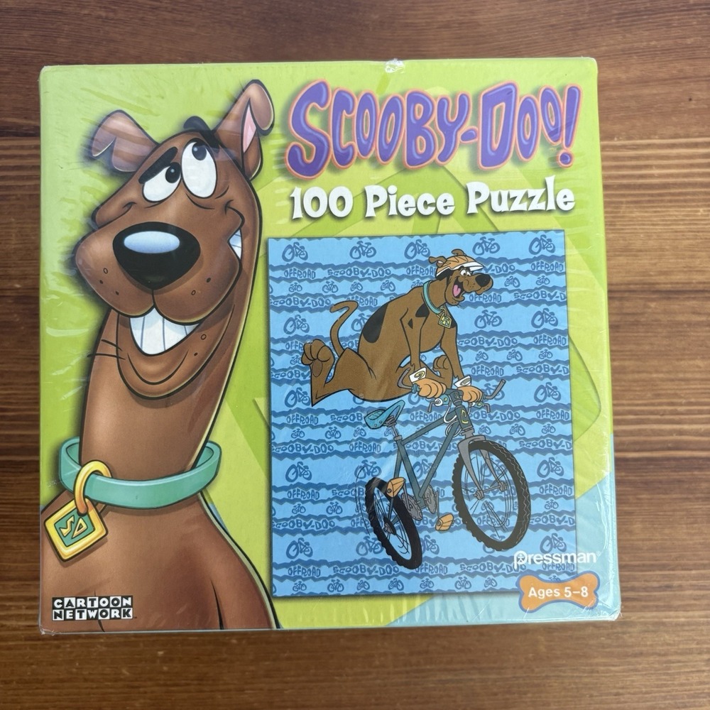 2005 Scooby-Doo 100 Piece Puzzle Pressman Sealed Cartoon Network Ages 5-8